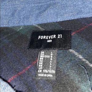 Black, red, green & white flannel for Men